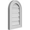 Ekena Millwork Round Top Surface Mount PVC Gable Vent: Functional, w/ 2"W x 1-1/2"P Brickmould Frame, 12"W x 18"H GVPRT12X1802SF - alternate 4